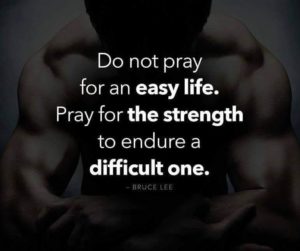 do not pray for an easy life quote